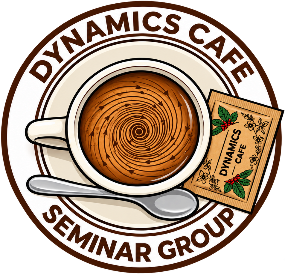 Button Cafe Menu Dynamics Cafe ☕ · Online seminars on dynamical systems